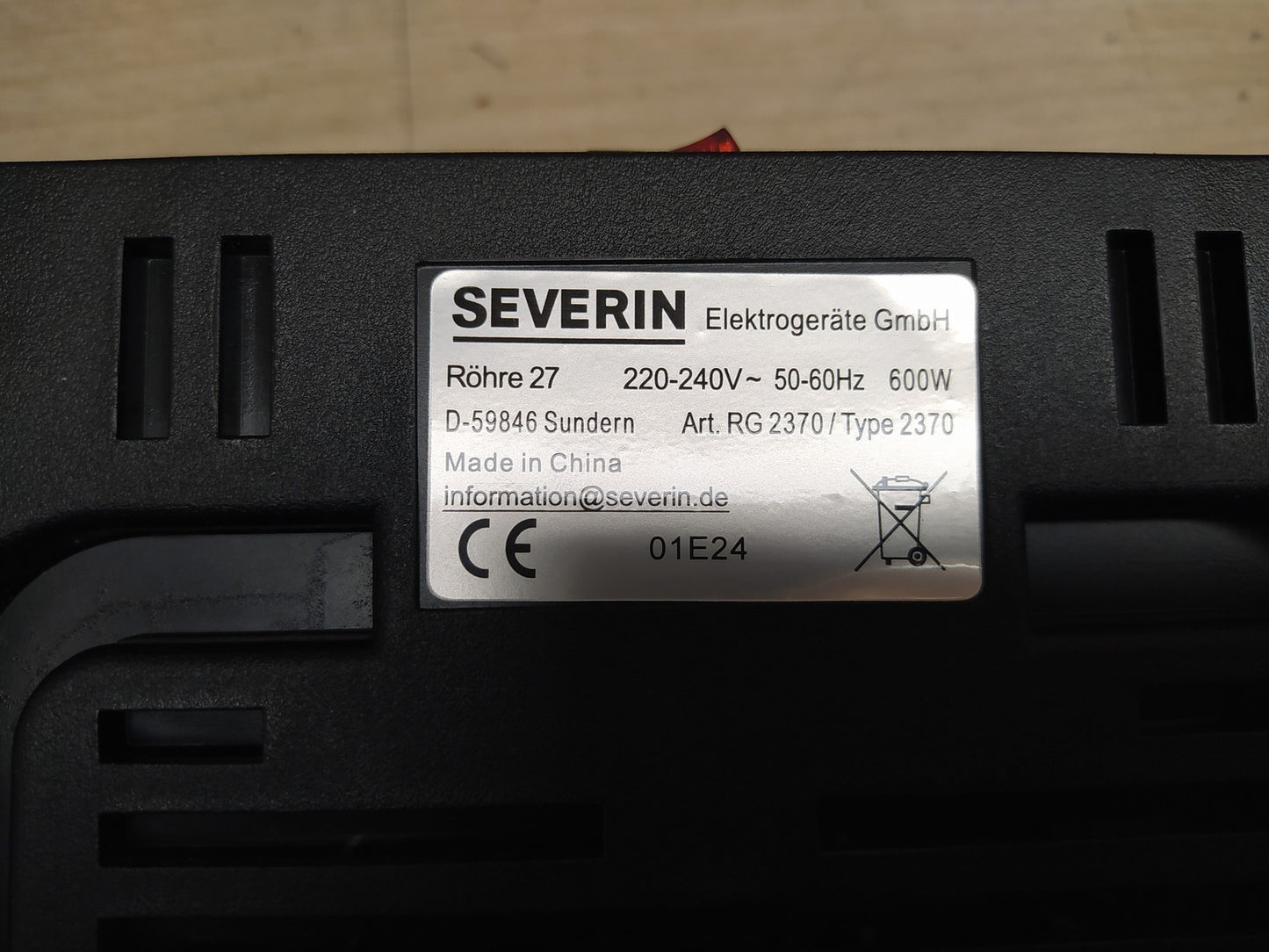 SEVERIN RG 2370 Mini Raclette-Grill für 4 Personen, 600W, I38943