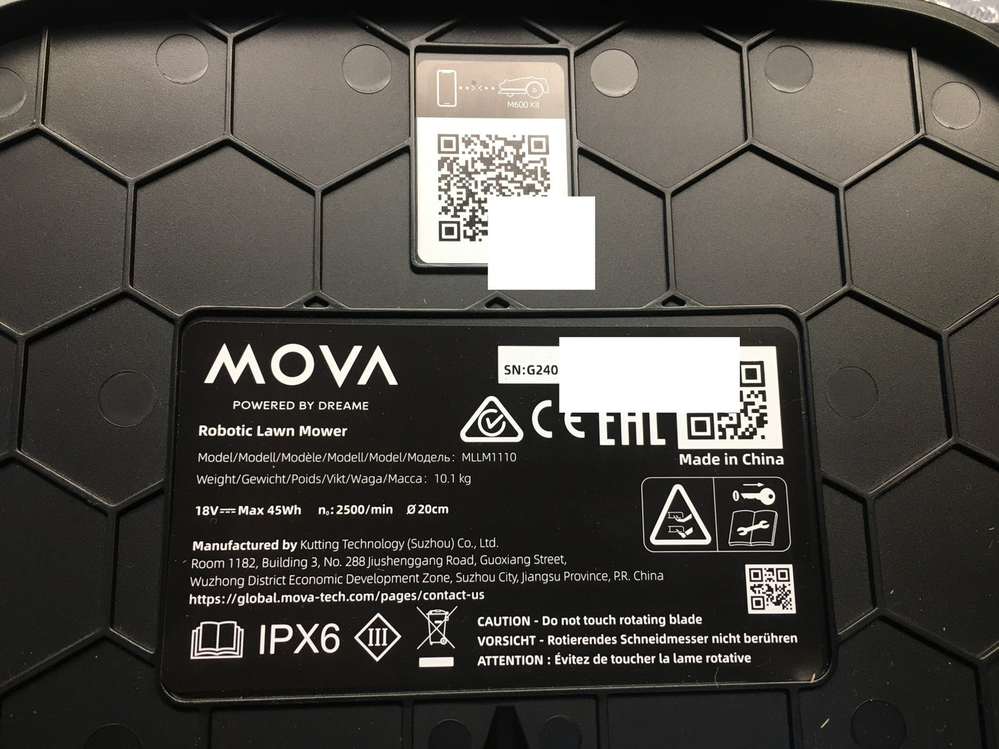 Dreame MOVA 600 Rasenmäher Roboter (MLLM1110), I37874