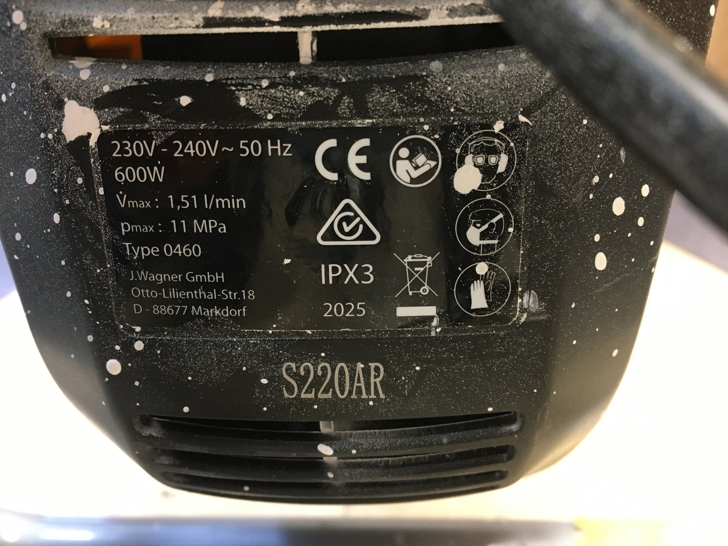 Wagner Control Pro 350 M Airless Elektro-Farbsprühsystem 2371057, I36932