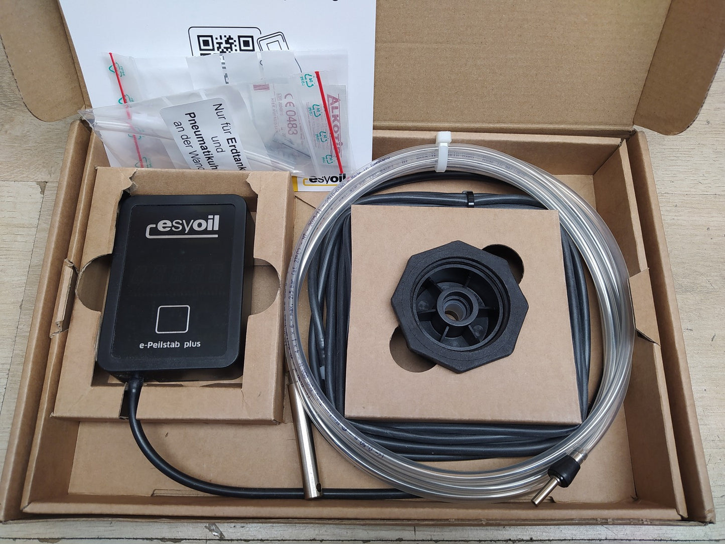 esyoil e-Peilstab Plus Digitale Füllstandsanzeige für Heizöltank/Öltank, I38289