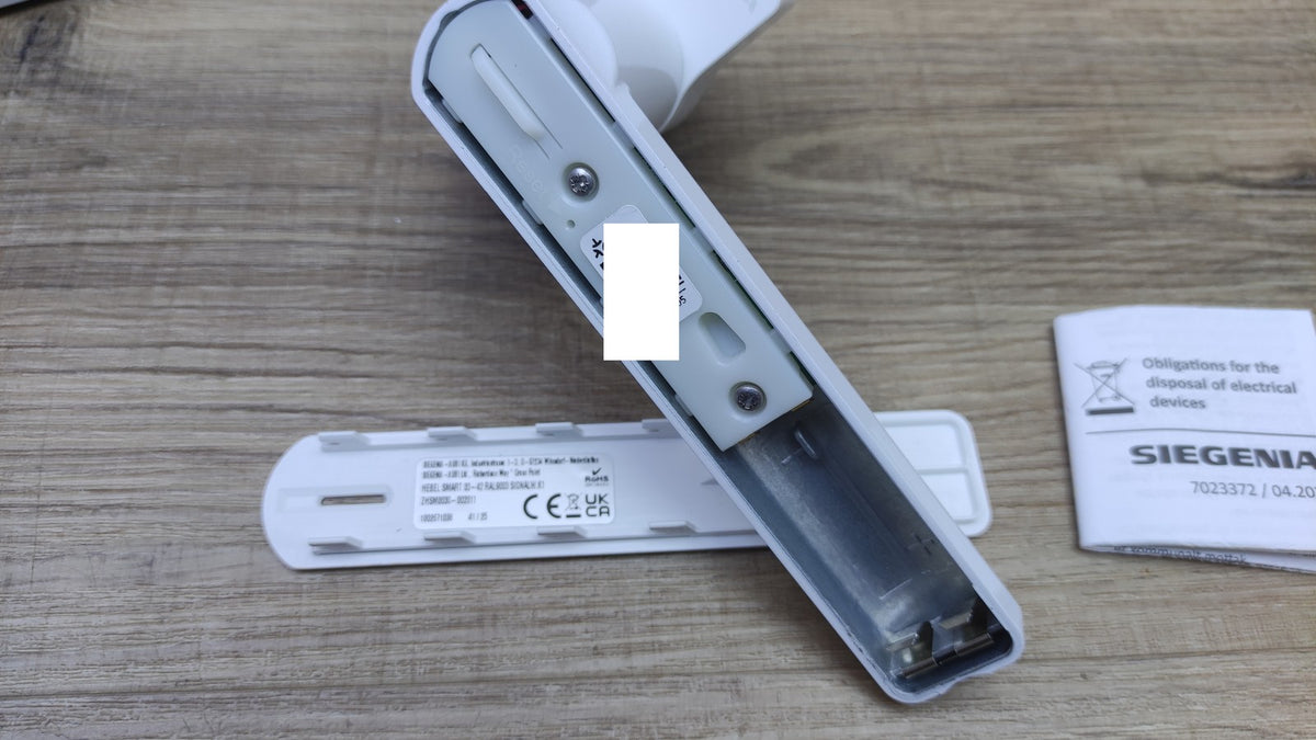SIEGENIA Smarter Fenstergriff weiß, I40776