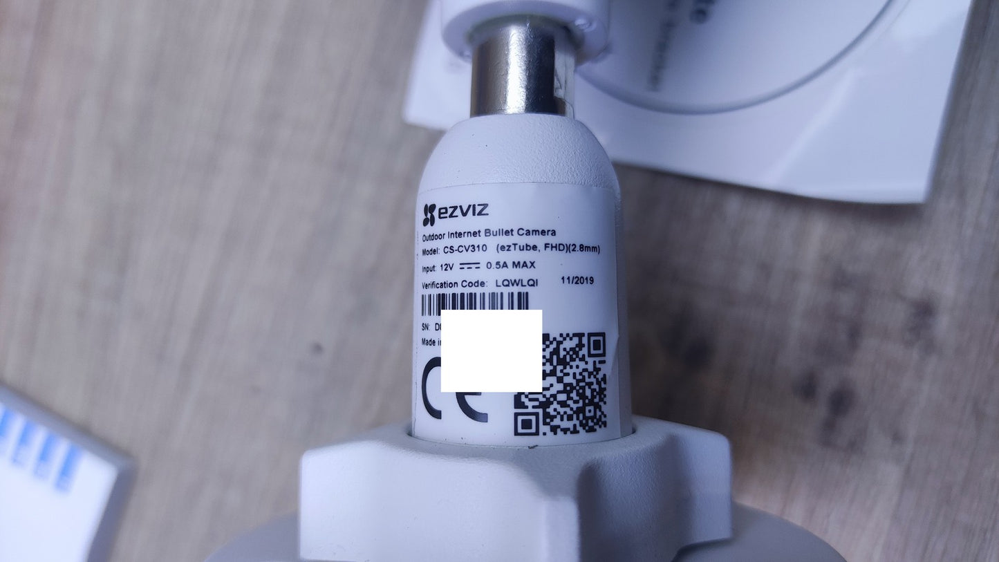 Ezviz ezTube 1080p Full-HD Kamera mit Nachtsicht WLAN CS-CV310, I36316