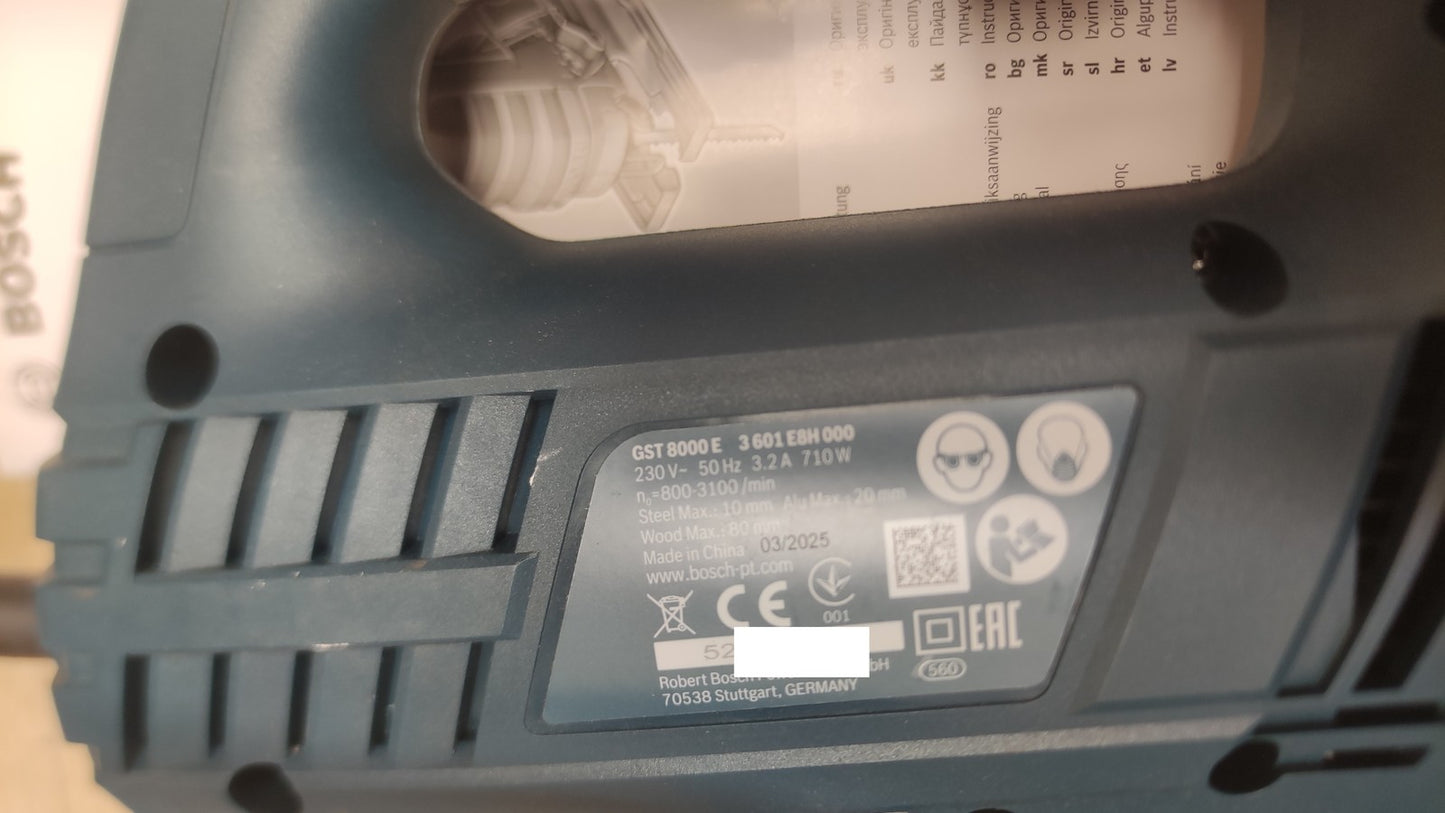 Bosch Professional Stichsäge GST 8000 E, I38438