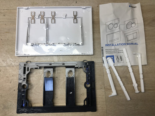 Geberit 115883KJ1 Betätigungsplatte SIGMA30 weiß, 2-Mengen-Spülung, I37346