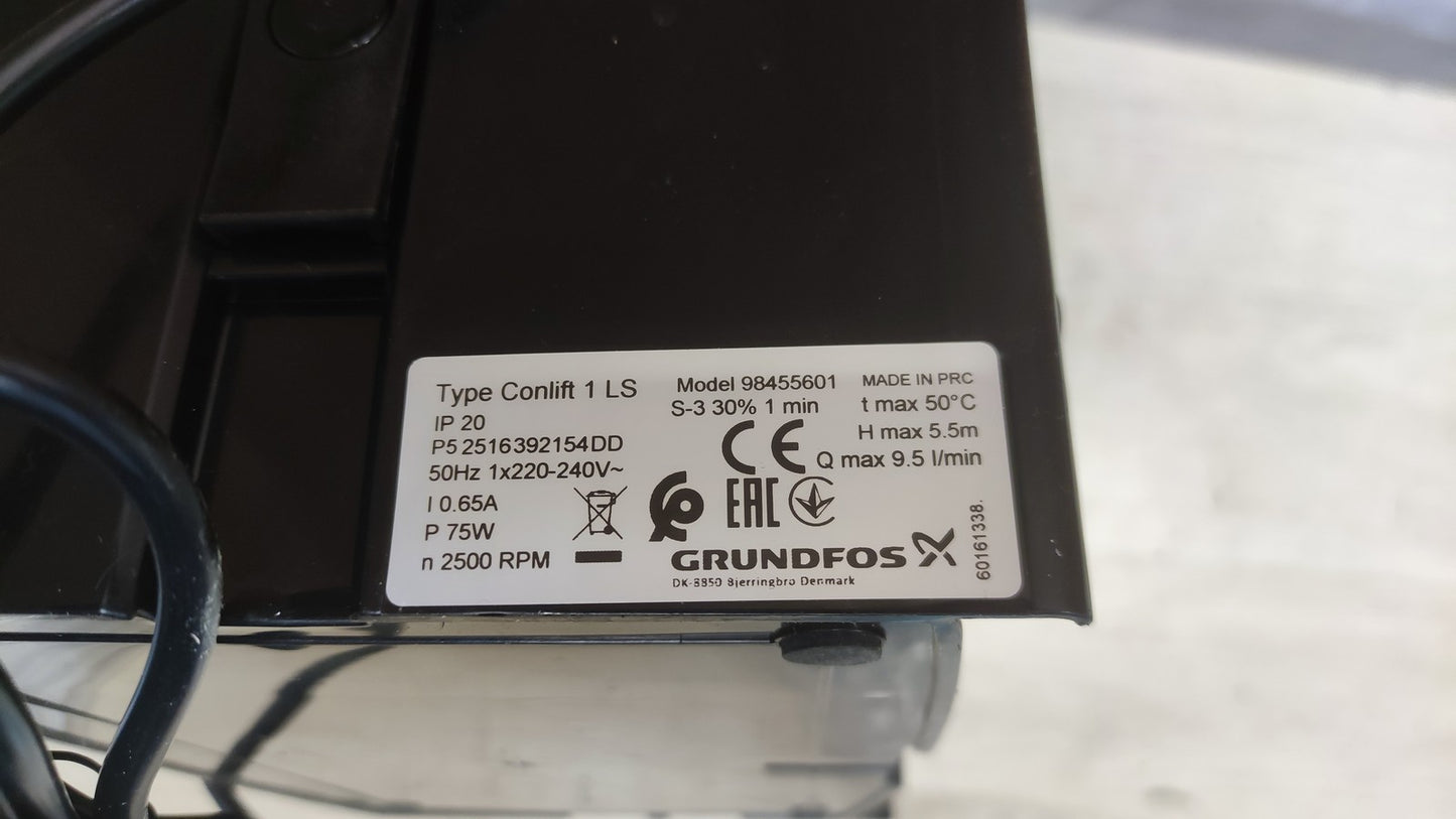 Grundfos Conlift 1 LS Kondensatpumpe 98455601, I38165