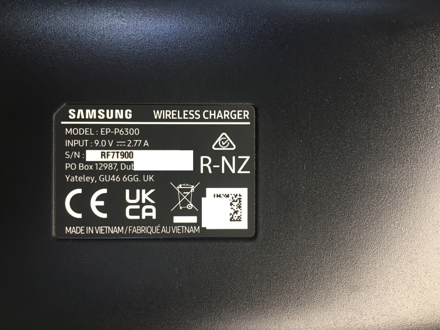 Samsung Wireless Charger EP-P6300 Ladegerät Induktiv I39186