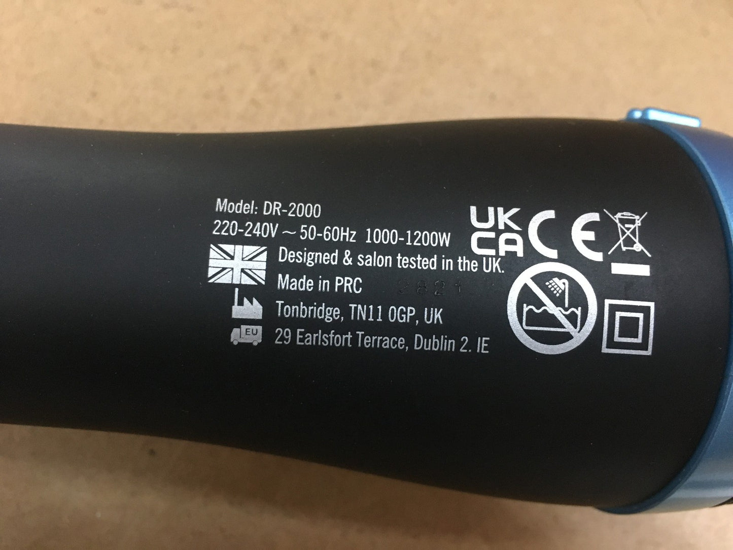 Revamp Progloss DR-2000 Bürste zum Trocknen, 1200W, I38899