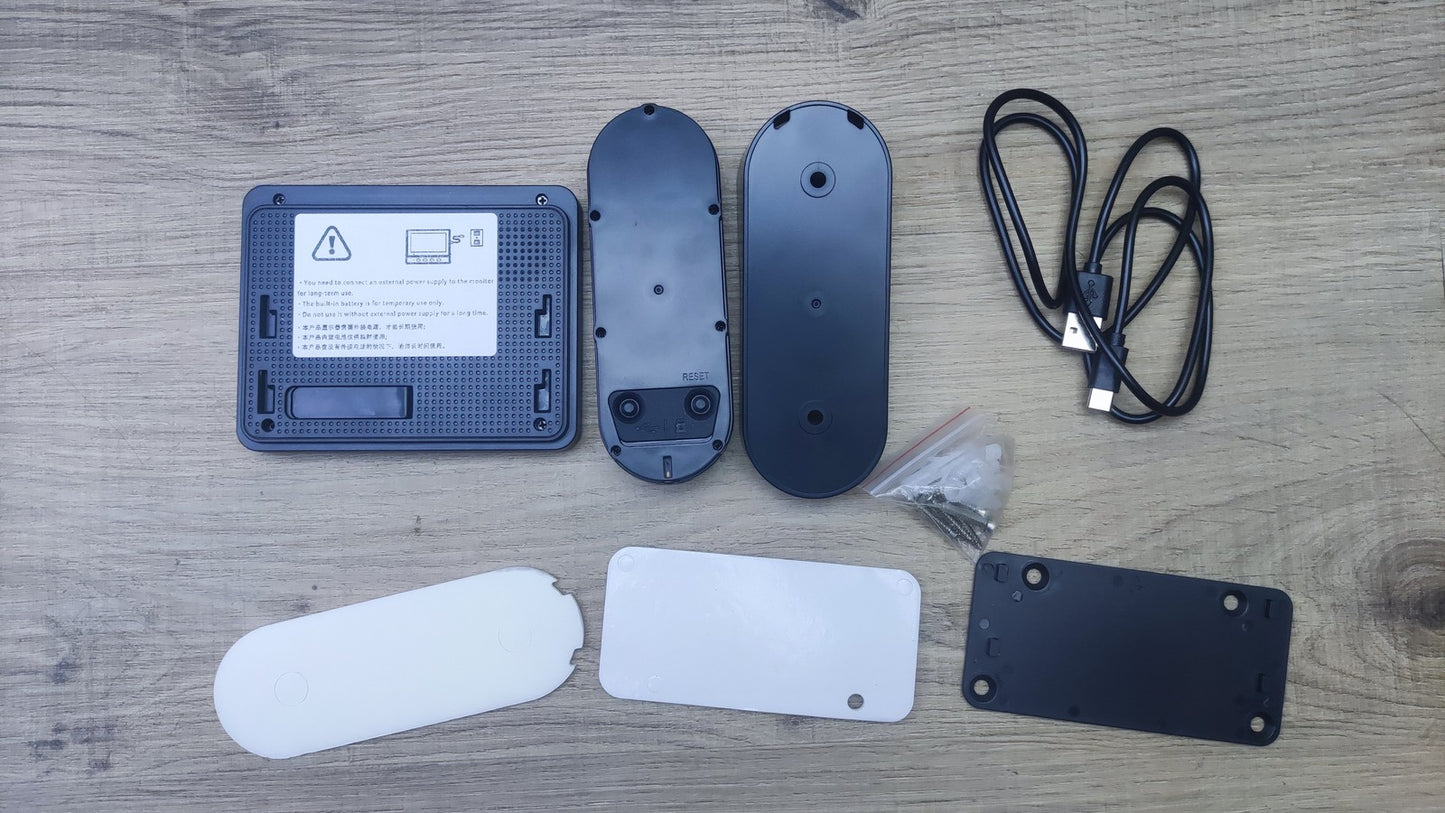 VINGVO Video-Türklingelanlage, 1080P IP65 Wasserdicht, 4,3 Zoll, I37578