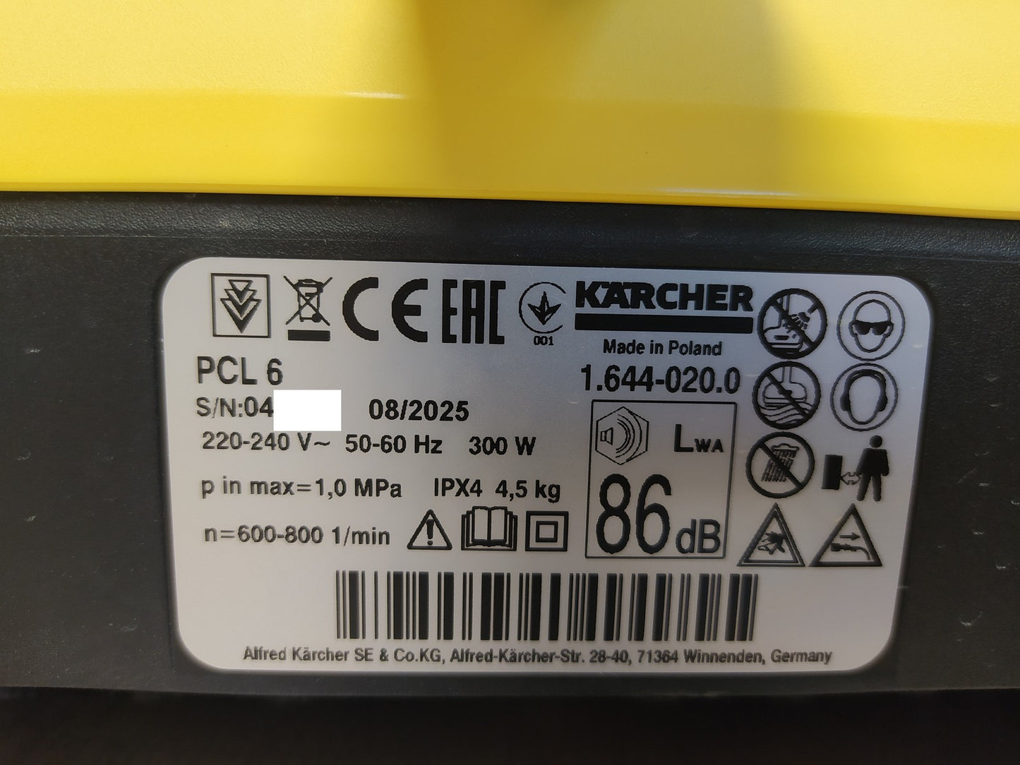 Kärcher Terrassenreiniger PCL 6 (1.644-020.0), I38654