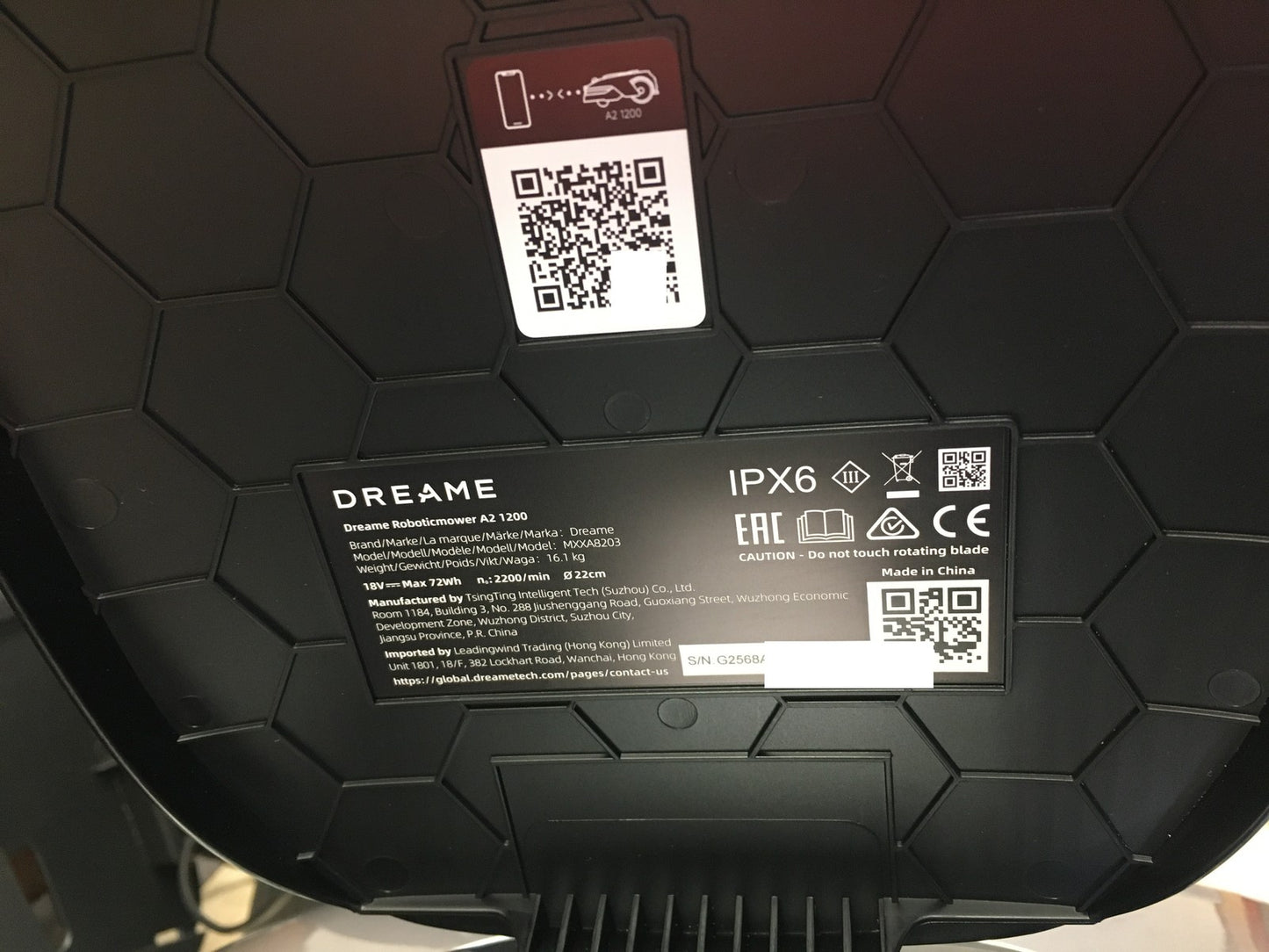 DREAME A2 1200 Mähroboter (MXXA8203) kabellos, für Flächen bis zu 1200m², I38615