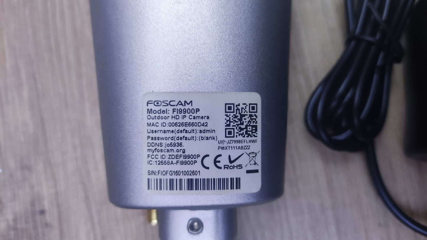 Foscam FI9900P Full HD 2MP IP Überwachungskamera, I36280