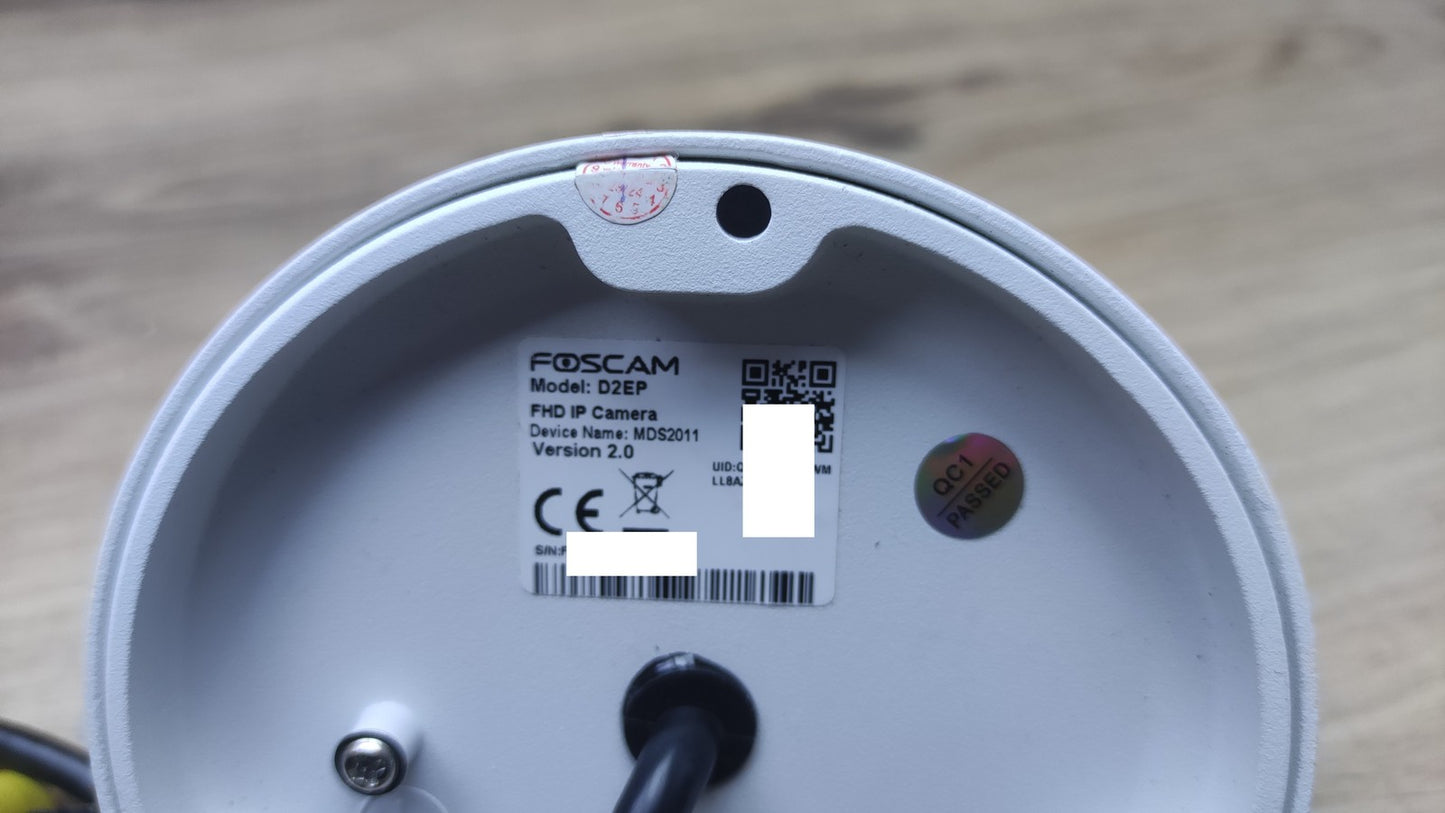 Foscam D2EP IP-POE-Außenkamera weiß, I35354
