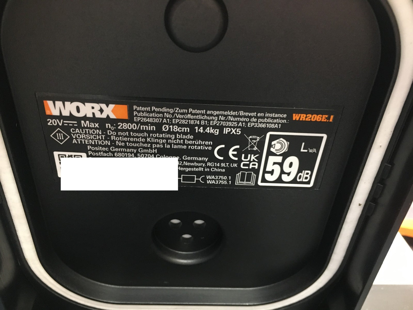WORX Landroid Vision M600 Mähroboter ohne Begrenzungskabel WR206E.1 I38369