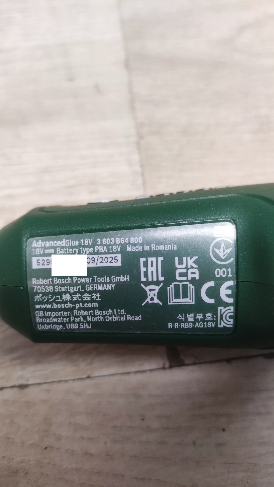 Bosch Akku-Klebepistole AdvancedGlue 18V Solo, I38242