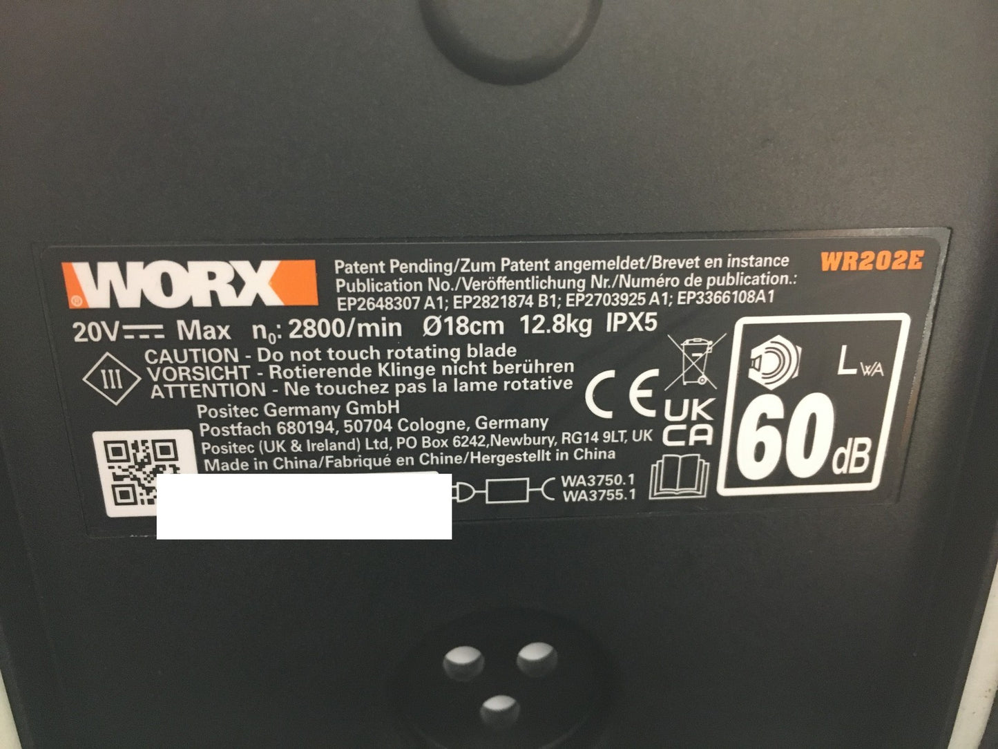 WORX Landroid Vision S250 Mähroboter ohne Begrenzungskabel WR202E I37199