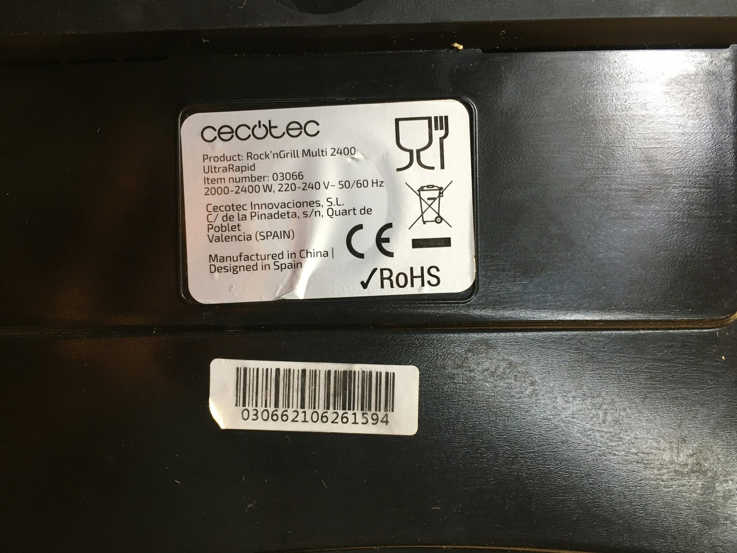 Cecotec Rock’nGrill Multi 2400 Kontaktgrill (03066), I36210