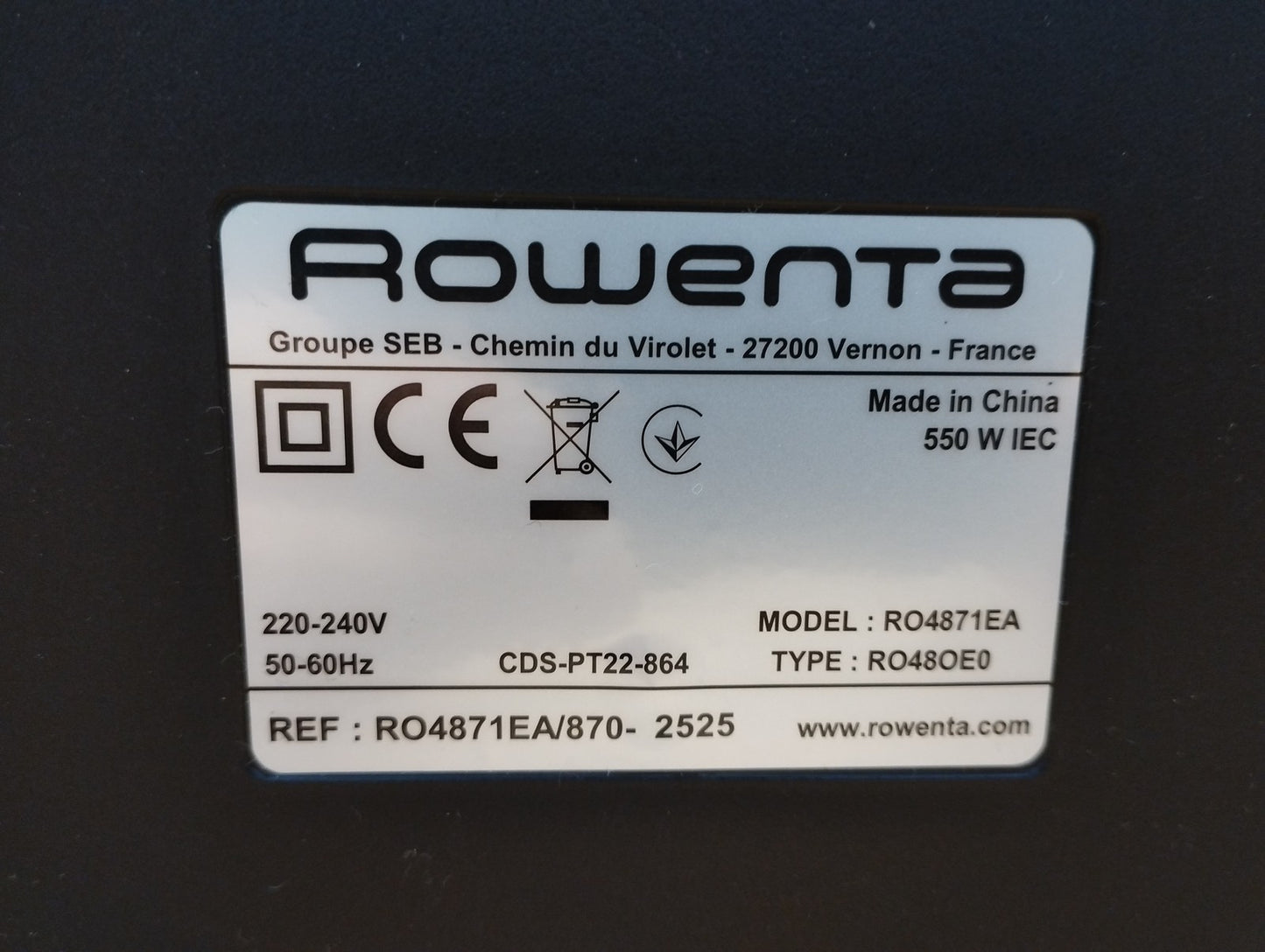 Rowenta RO4871EA Compact Power XXL Staubsauger, beutellos, 550W, I39594