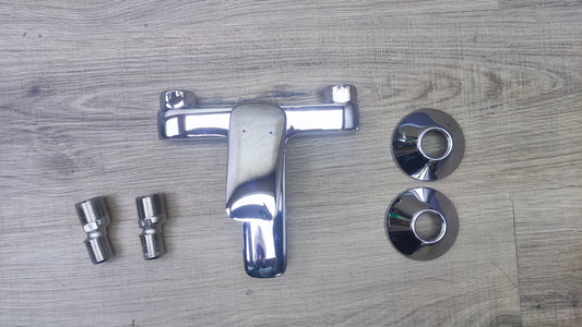 hansgrohe Logis Aufputz Einhebel-Badewannenarmatur 7140000, chrom, I37513