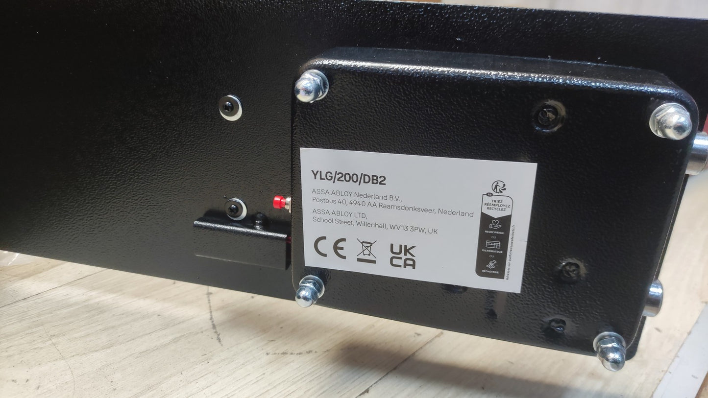 Yale Elektronischer Tresor YLG/200/DB2, Schwarz, I38065