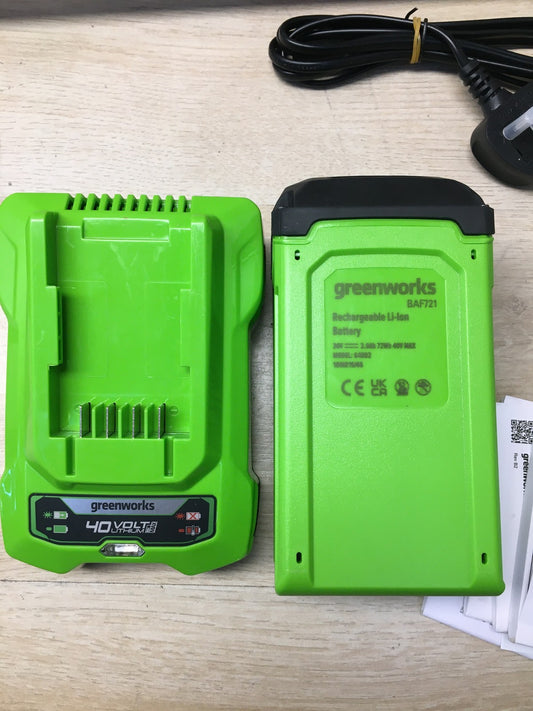 Greenworks G40LT Akku-Rasentrimmer 2101507UA, mit Akku 2,0Ah, 40V, I37231