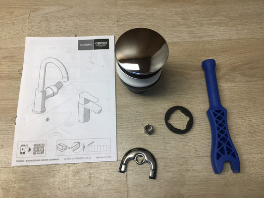 GROHE Start Einhand-Waschtischarmatur 24204002, Wasserhahn, M-Size, I37448