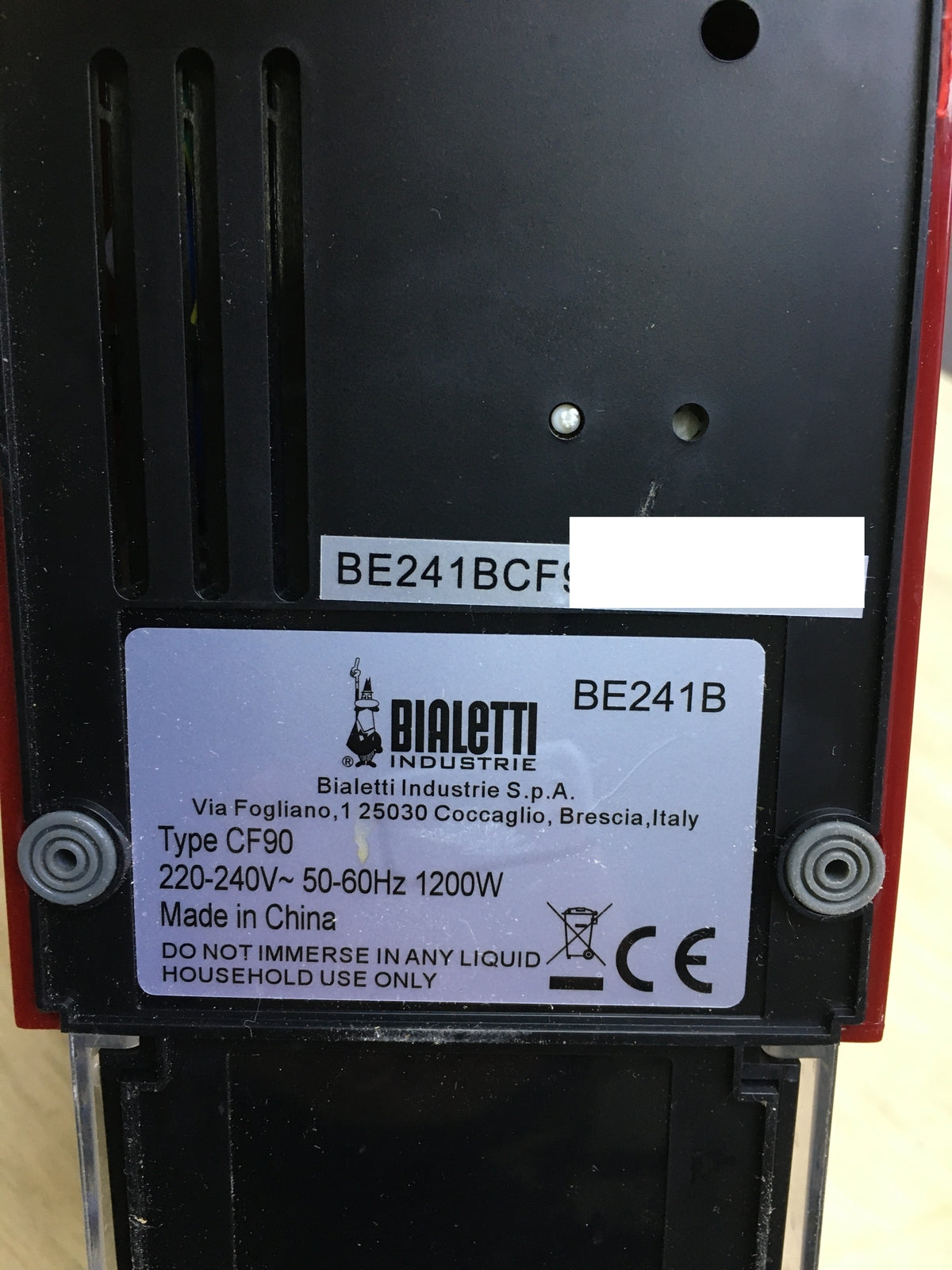 Bialetti Gioia Kaffeemaschine CF90, 1200 W, Rot, I31185