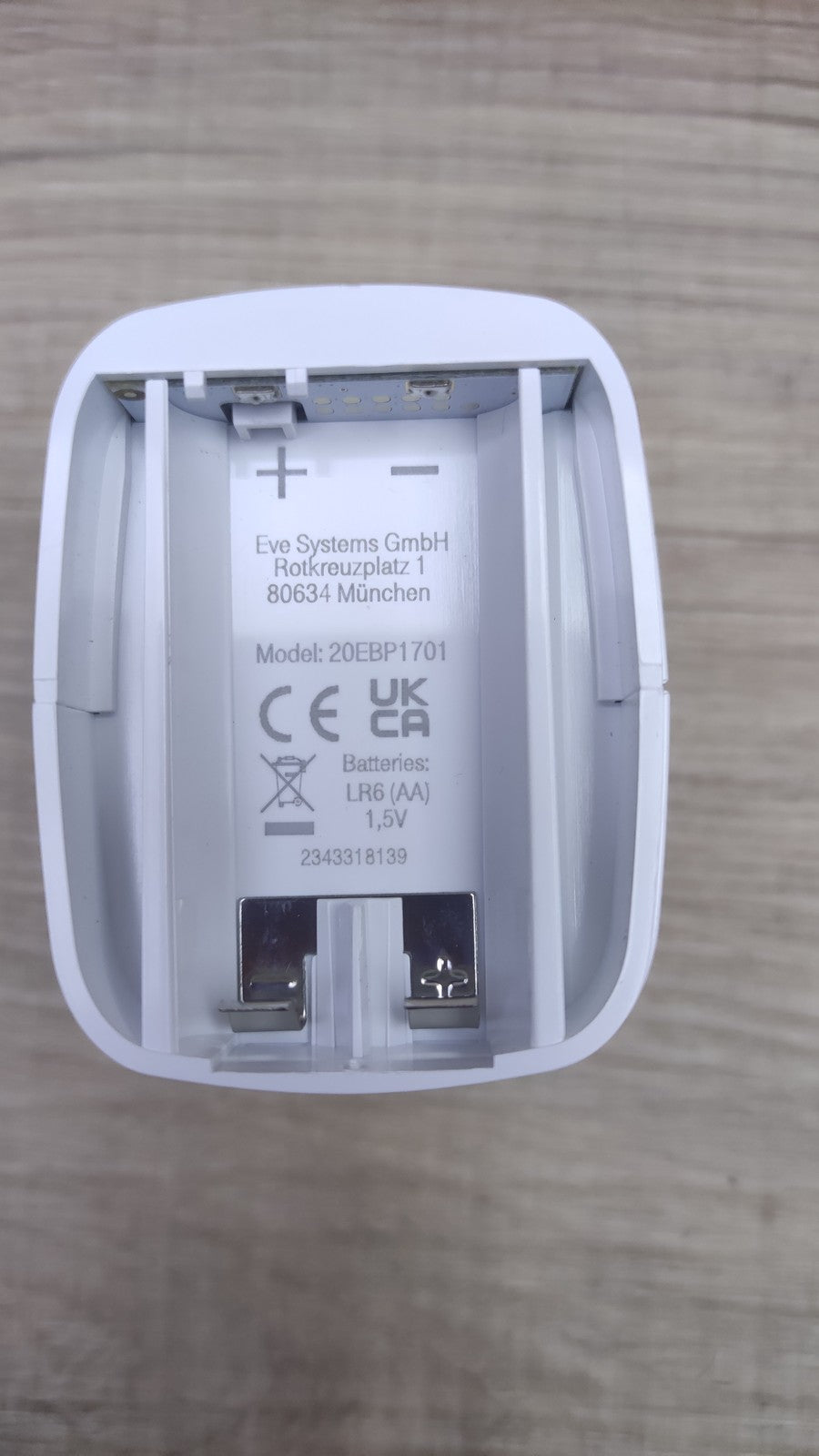 Eve Thermo Smartes Heizkörperthermostat mit LED-Display, I35552