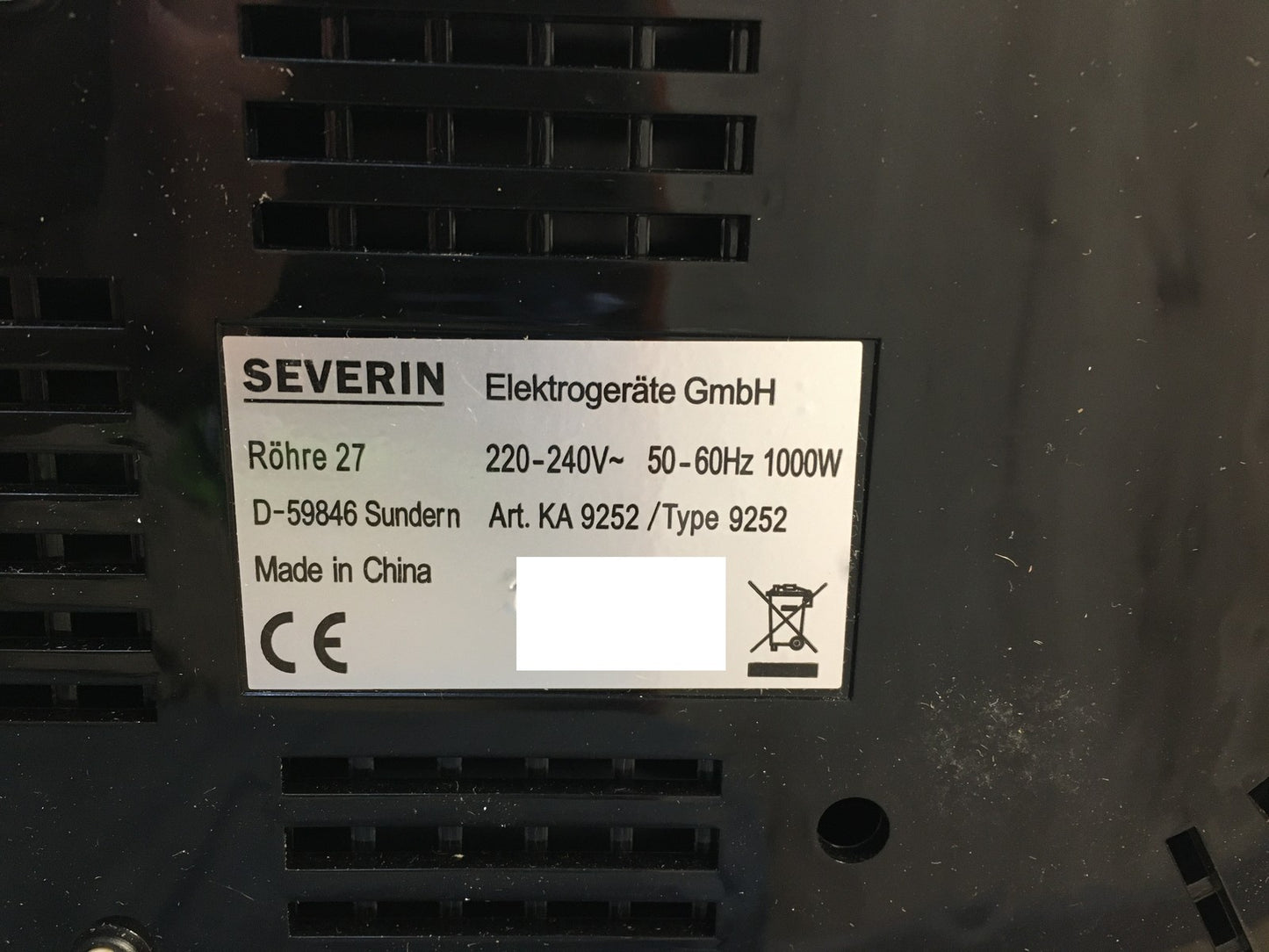 SEVERIN KA 9252 Filterkaffemaschine mit 2 Thermokannen, 1000W, I37623