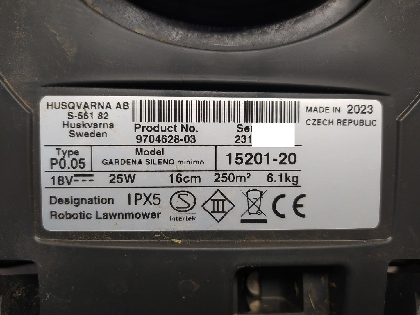 Gardena Mähroboter Rasenmäher SILENO minimo 250 m² (15201-20) Bluetooth I35748