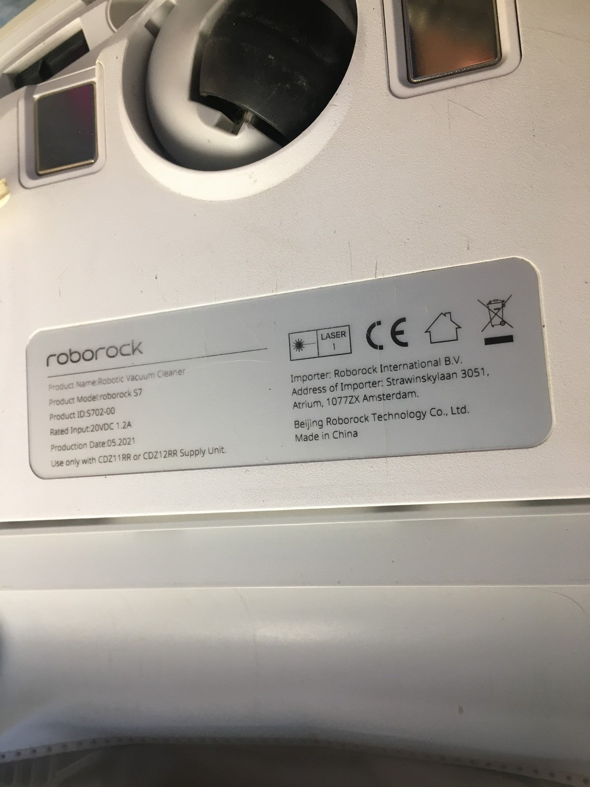 roborock S7 Saug- und Wischroboter, Saugleistung 2500Pa, weiß, I35917