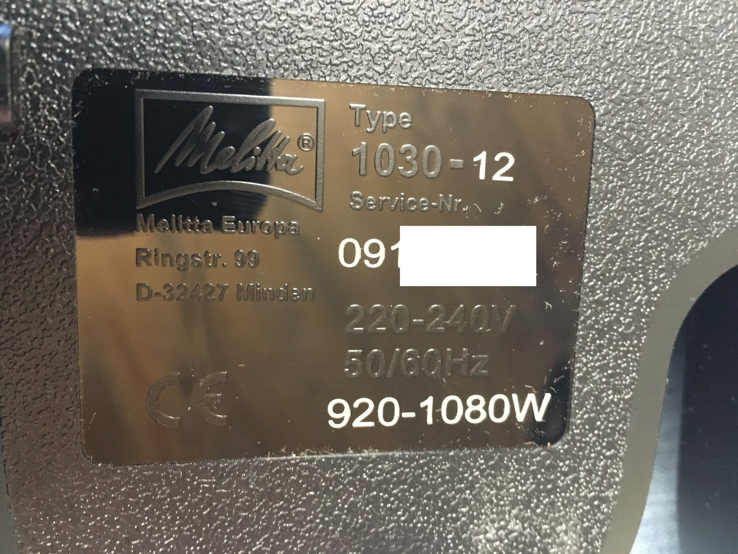 MELITTA AromaFresh ThermPro X 1030-12 Filterkaffeemaschine mit Mahlwerk, I38106