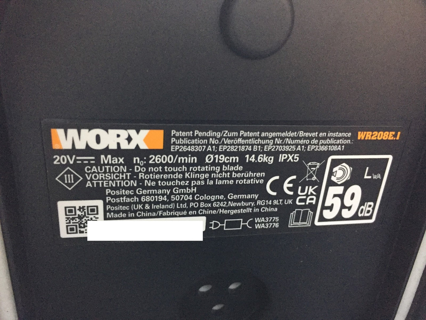 WORX Landroid Vision M800 Mähroboter ohne Begrenzungskabel WR208E.1, I33571