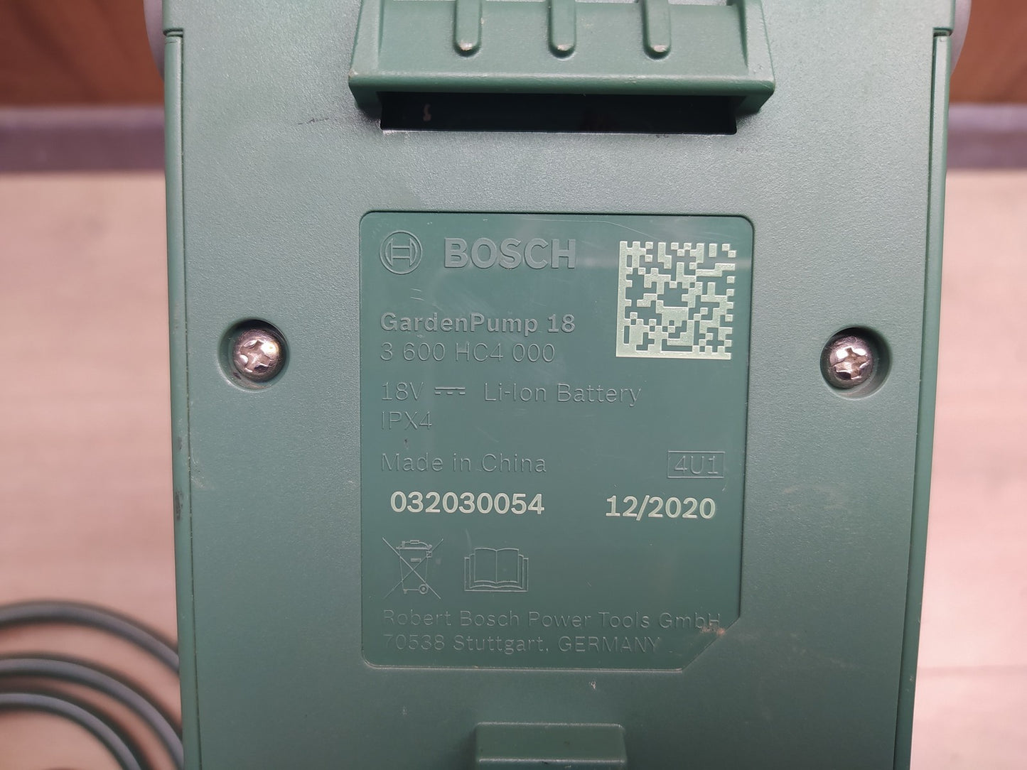 Bosch Akku-Tauchpumpe GardenPump 18 ohne Akku, I38634