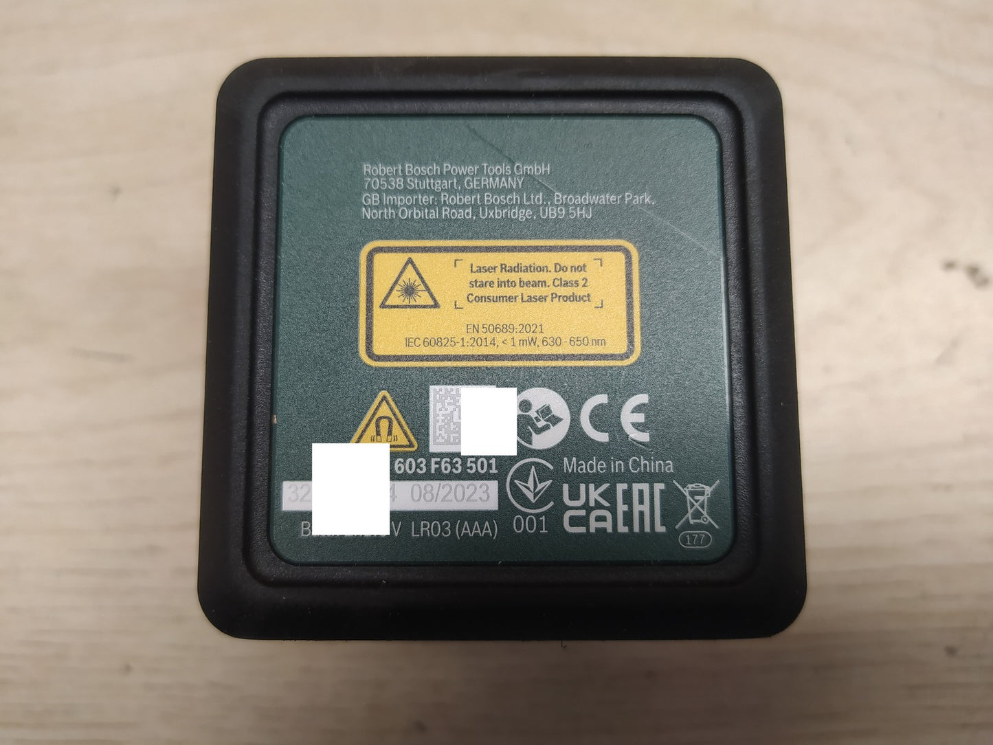 Bosch Kreuzlinienlaser Quigo mit Universalklemme MM 2, I38460