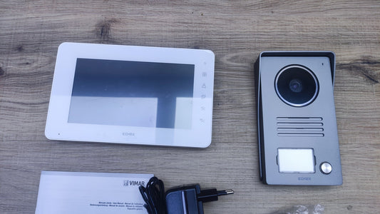 VIMAR ELVOX K40910 Videosprechenalage Set mit Monitor 7 Zoll, I36895