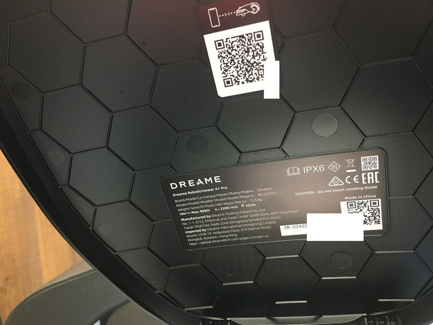 DREAME Intelligenter Mähroboter A1 Pro bis 2000m² 3D Sensor (MLLA7210) I38272