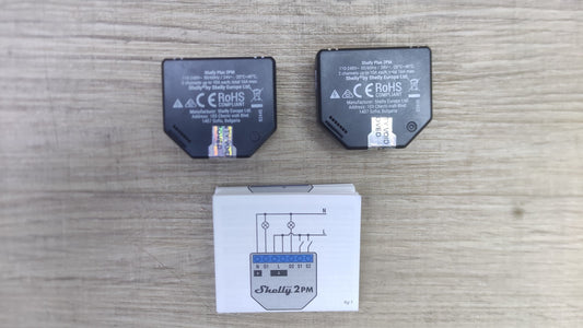 Shelly Plus 2 PM Smart-Relaisschalter 2er Pack, I38513