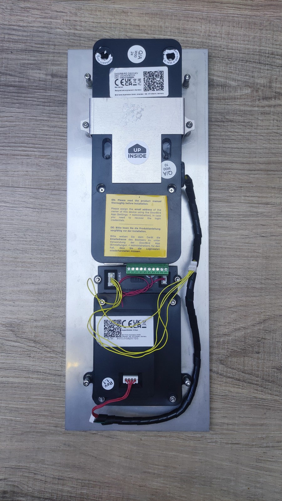DoorBird D2101KV Video-Türstation mit Keypad, Ausseneinheit, I37755
