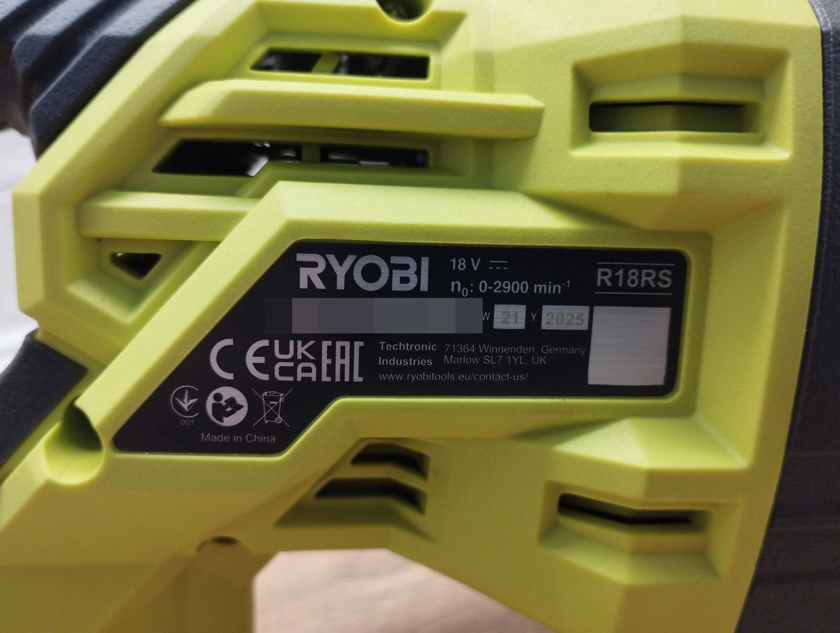 Ryobi ONE+ R18RS-0 Akku-Säbelsäge Solo 28mm Schnellwechselsystem 5133002637