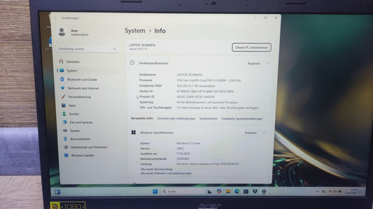 Acer Aspire 5 A515-57-51X4 Notebook 15.6" FHD i5-12450H 16GB 1TB SSD Thunderbolt