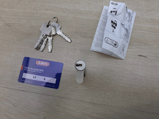 ABUS EC-SNP 44999 Türzylinder silber I18939