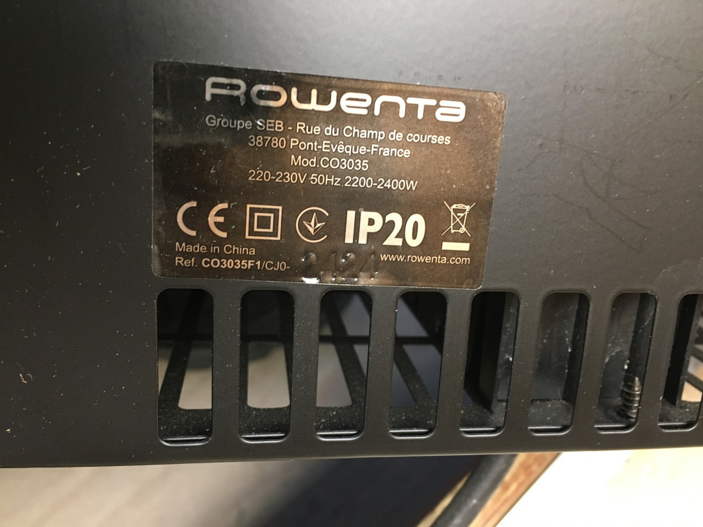 Rowenta CO3035 Konvektor-Heizlüfter, I36510