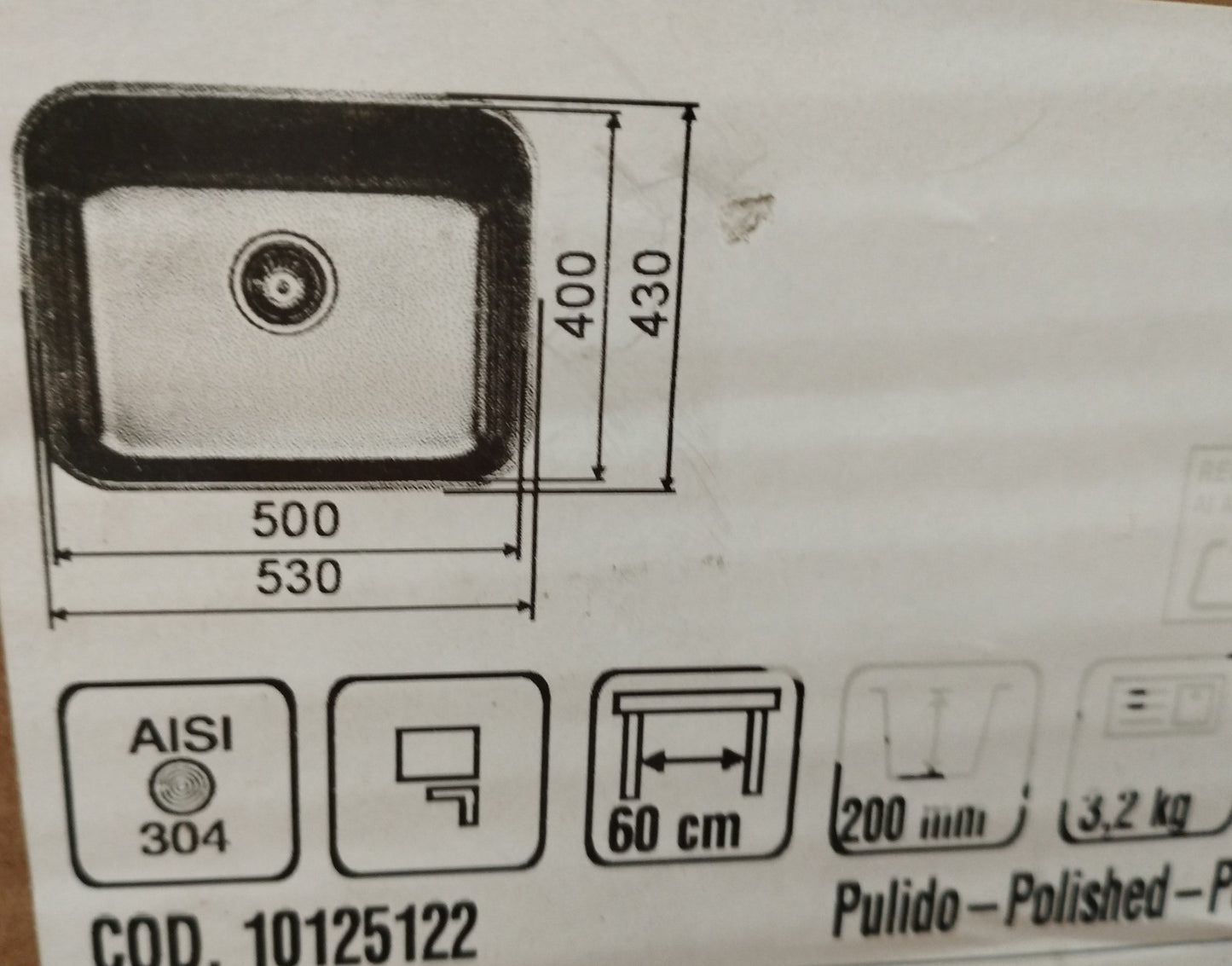 Teka BE 50.40 Plus Unterbauspüle Edelstahl I39916
