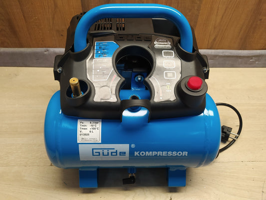 Güde 50089 Kompressor Airpower 190/08/6, ölfrei, max. Druck 8 bar, I37533