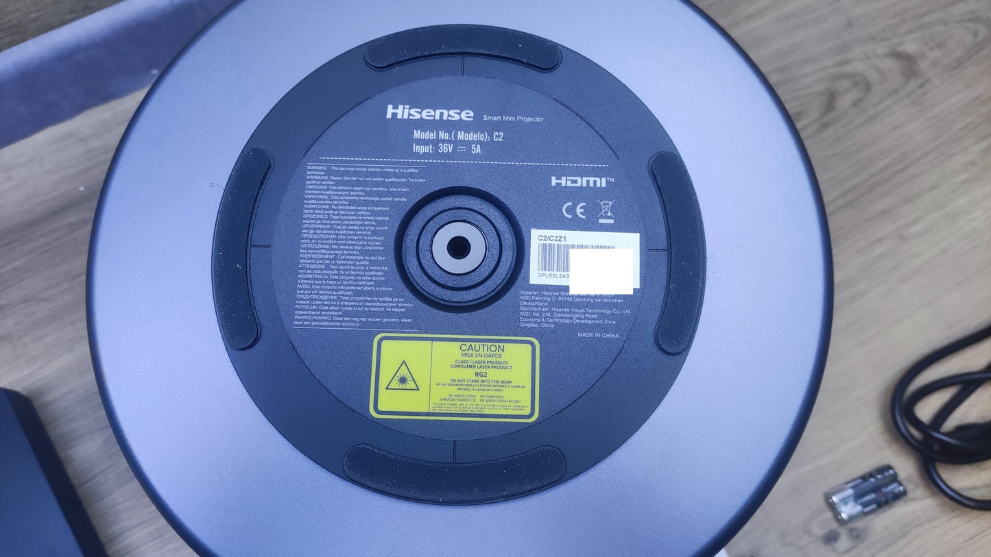 Hisense Smart Mini Projector C2, 65"-300" Projektionsgröße 4K I37682