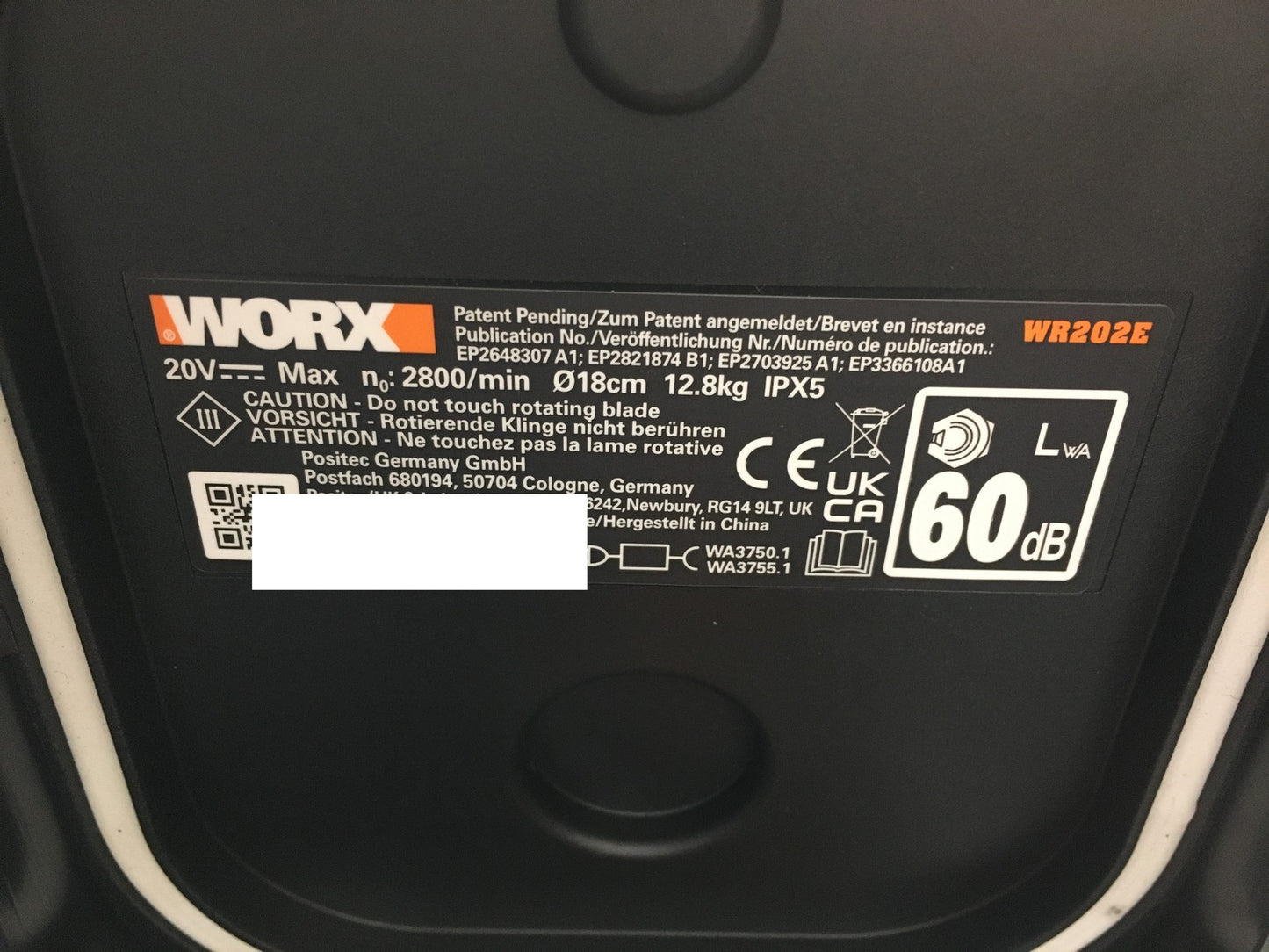 WORX Landroid Vision S250 Mähroboter ohne Begrenzungskabel WR202E, I37832