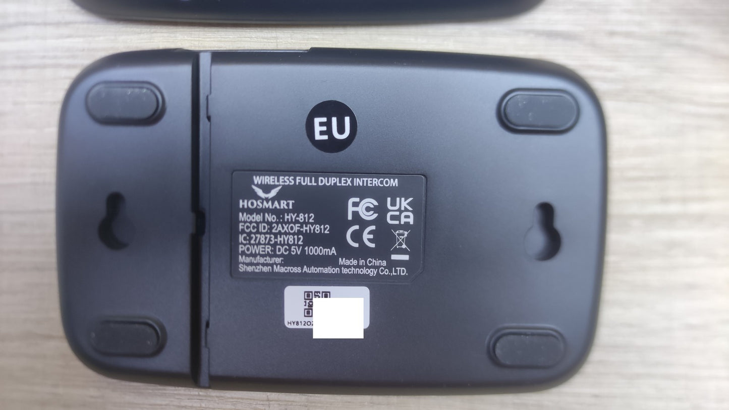 Hosmart HY-812 UltraSpeak Pro Funk-Sprechanlage für Zuhause, 3 Stück, I38720