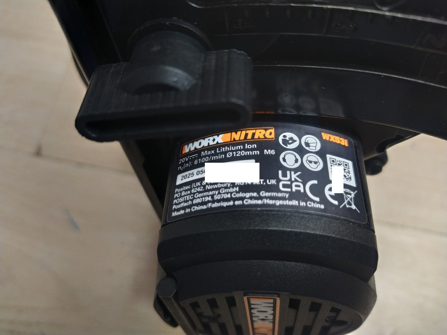 WORX Nitro WX531 Akku-Kreissäge 20V Solo, I36838