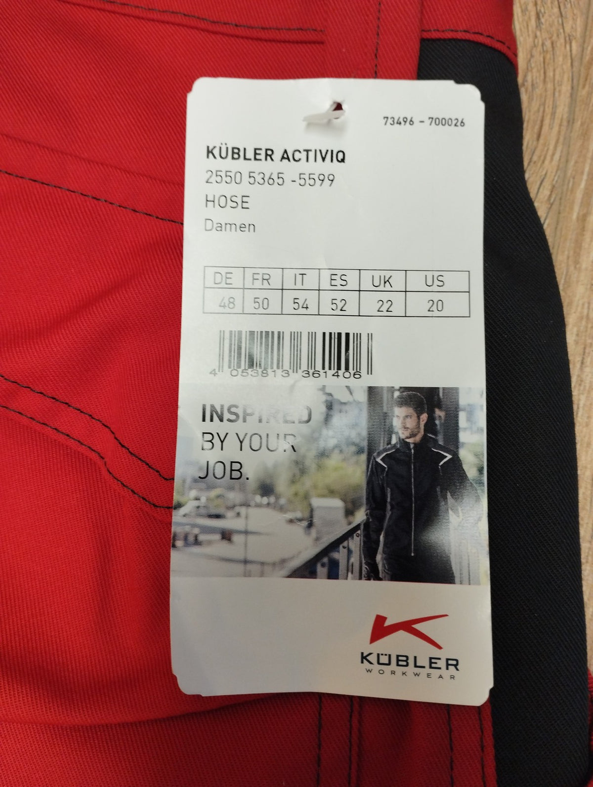 KÜBLER Workwear Damenbundhose, Gr. DE 48, I40735