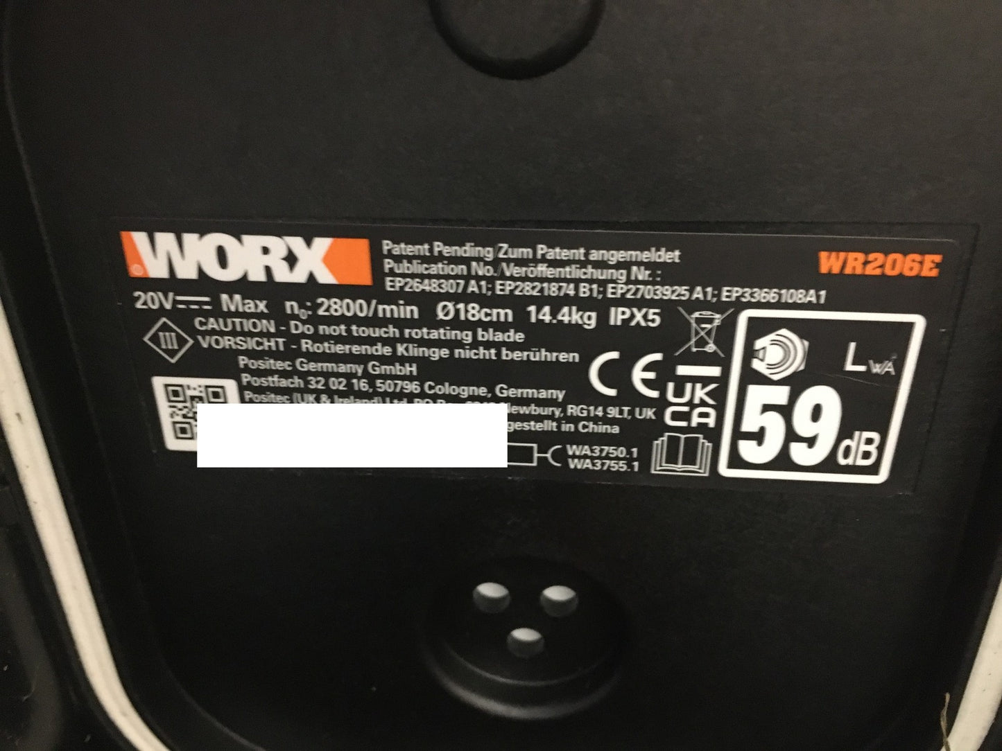 WORX Landroid Vision M600 Mähroboter ohne Begrenzungskabel WR206E, I38404